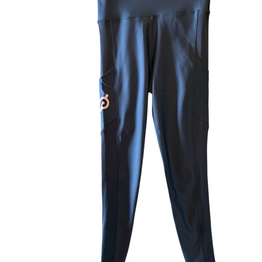 Peloton Show Up Pocket Leggings Womens Sz Medium Blue
